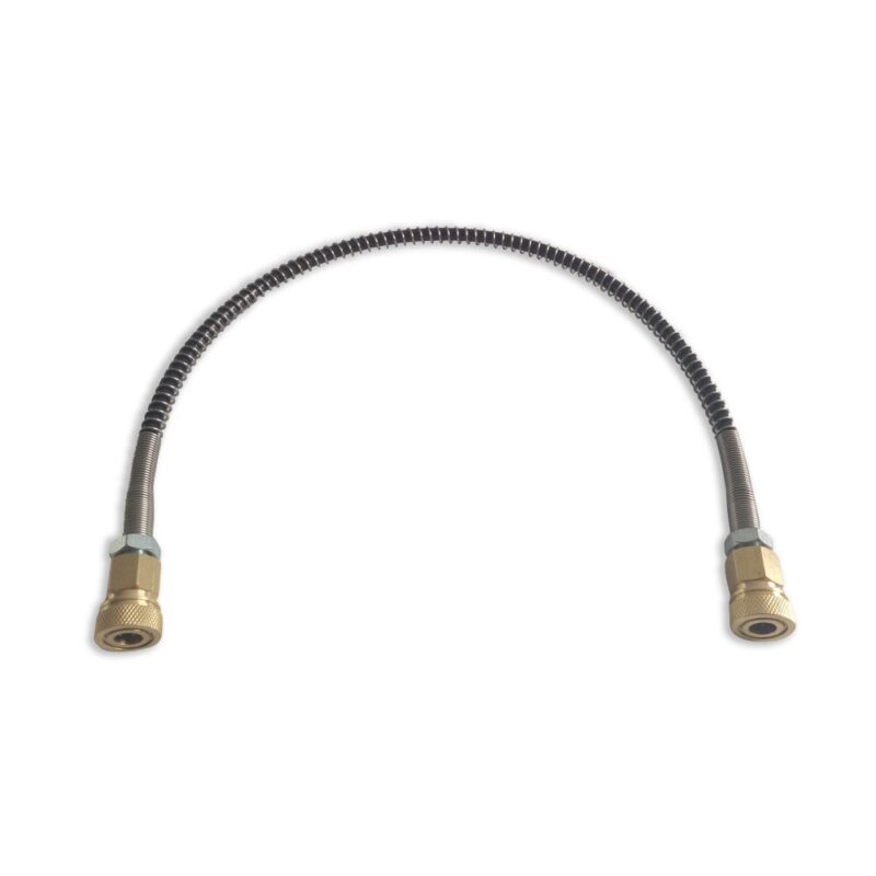 50cm High Pressure Spring Wrapped Hose With Quick Connectors 961 AirgunZ