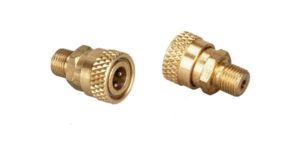 Brass 1/8BSP Threaded Male with Quick Disconnect Female Connector
