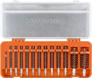 Raiseek Brass Bristle Bore Brush Set